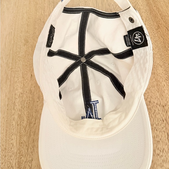 LA Dodgers Embroidered Caps - Tan and White Bundle Adjustable MLB ‘47 - Picture 16 of 16